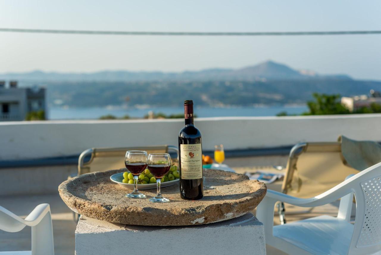 Bella-Maria At Aptera With Mountain And Sea View !! Chania  ภายนอก รูปภาพ