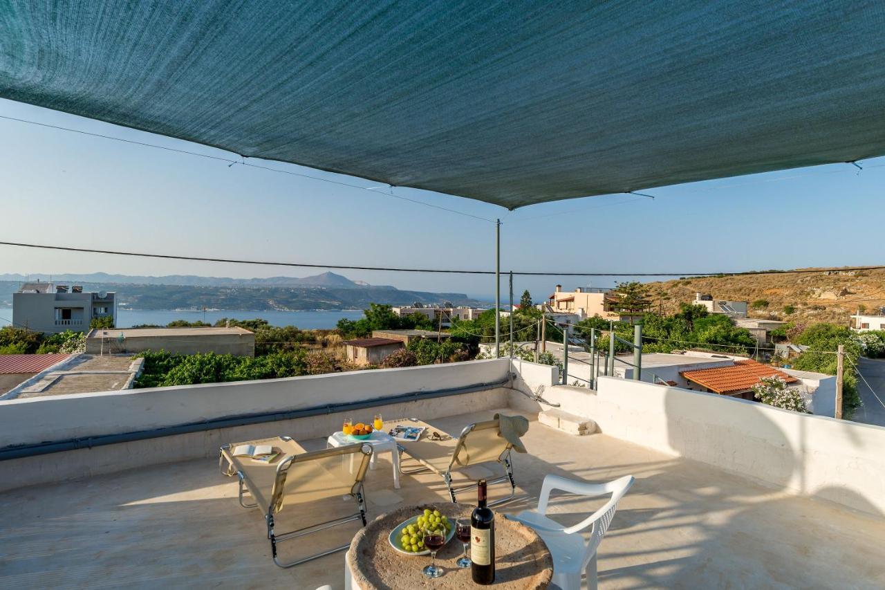 Bella-Maria At Aptera With Mountain And Sea View !! Chania  ภายนอก รูปภาพ